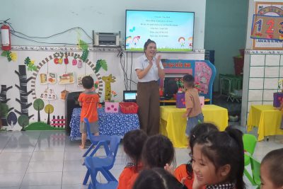 ?Hội thi giáo viên dạy giỏi chào mừng 42 năm ngày Nhà giáo Việt Nam 20/11 ? ?Lớp: Chồi ?Hoạt động: Làm quen với toán